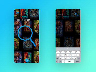 Movie Search App app app design app ui app ui ux mobile mobile app design movie movie app movies search search bar search engine ui ui ux uidesign uiux ux design uxdesign