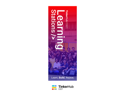 Learning Stations branding design event branding marketing poster design roll up banner rollup