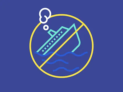 Stop Failing illustration kpi linear newsletter vector