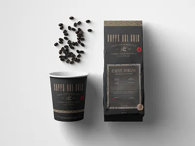 Caffé Del Sole - Premium Coffee Shop Branding Template branding business card caffe cmyk coffee design fancy identity italian italy logo modern packaging photoshp print professional psd shop tuscany