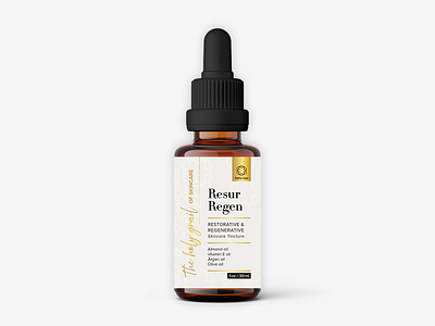 Dropper Bottle Amber 30ml 5 bottle label design label tincture