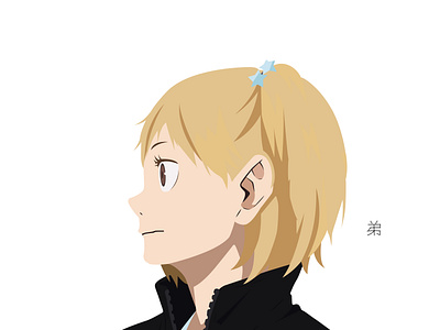 Illustarion | Hitoka Yachi anime challenge character haikyuu haikyuu!! hitoka illustration illustrator manga portrait portrait illustration yachi