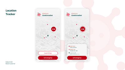 DailyUI 020 Location Tracker application daily 100 challenge daily ui dailyui location mobile tracker ui
