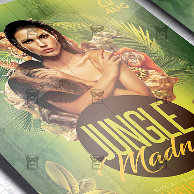 Jungle Madness - Flyer PSD Template summer psd