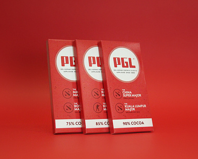 PGL packaging for chocolate bars brand branding design dribbble identity minimal package package design package mockup