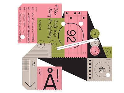 Typographic Exploration {6} abstract graphic design type specimen typography