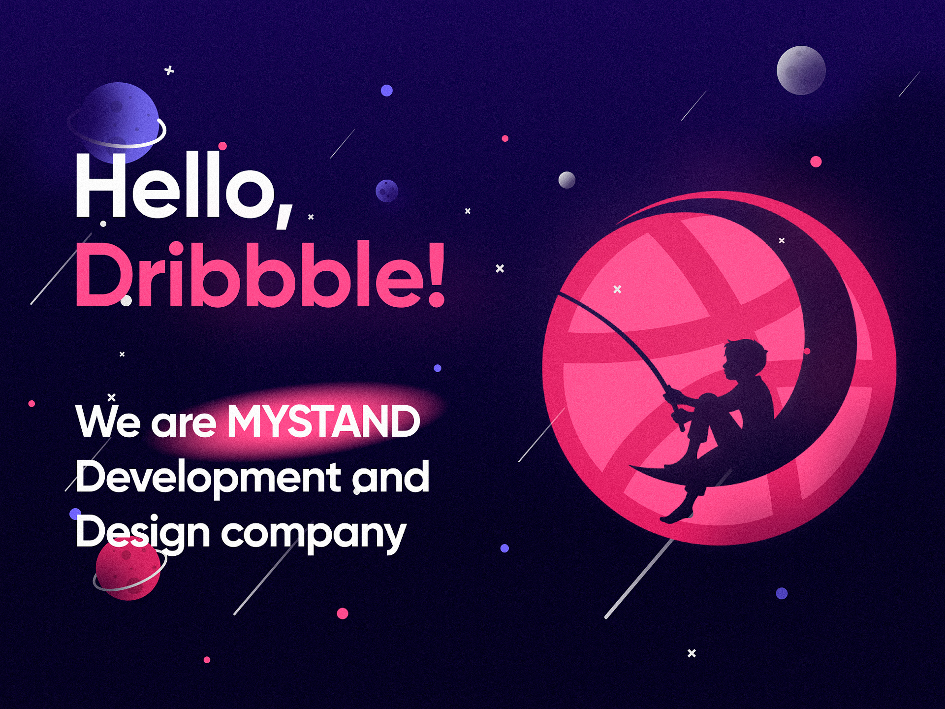 Example of Hello Dribbble