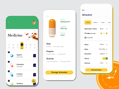 Urgent Medicine Delivery App Development - Uber for Pharmacy App app design appholic appview coder doctory mobileapp pills products remainder uidesign