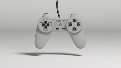 Sony PlayStation Original controller (1994) cinema4d maxonc4d