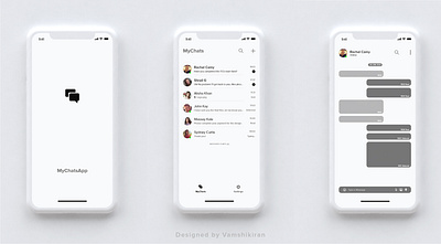 MyChatsApp app design app ui chats messaging app messenger minimalism ui ux design ui design ui kit ui ux
