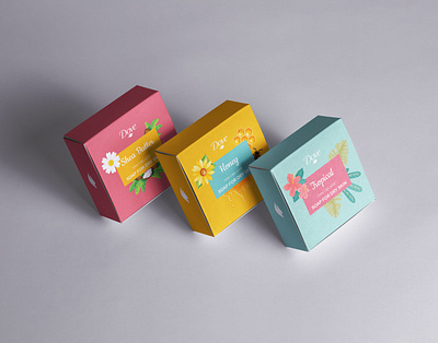 soap packaging box illustration package design