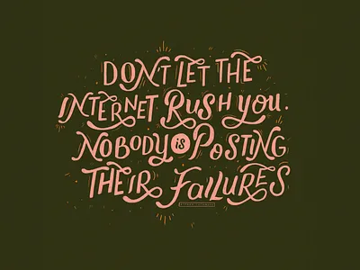 Type project 02 calligraphy flat flat illustration hand drawn hand lettering illustraion quote typography vector