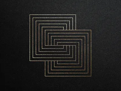 Foil Series // 03 abstract design branding creative design foil foil print foil stamp freelance designer geometric geometric art gold graphic design icon illustration logo symbol textures vector visual art visual design