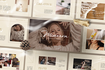 Minerva Creative Brand Powerpoint agency brand branding business clean company corporate creative elegant feature logo minimal modern multipurpose powerpoint presentation professional responsive simple template