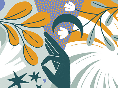 Namaste Mat flowers illustration illustrator procreate puebla yoga yoga mat