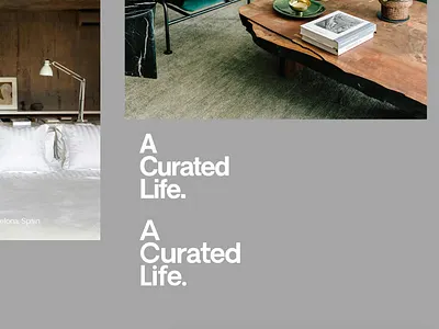 A Curated Life logotype branding calming design editorial editorial design grafician journal layouts logodesigner logotype magazine minimal minimalist simple wip workinprogress