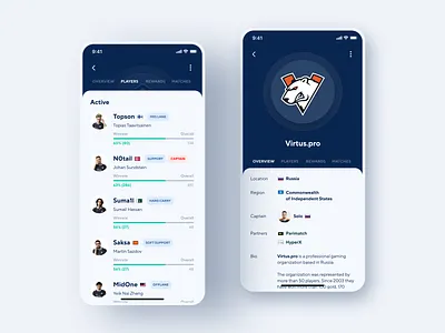 Cybersport Portal App app broadcasting concept cybersport design design app game gaming gaming app illustration ios minimal mobile news platform portal shakuro sport ui ux
