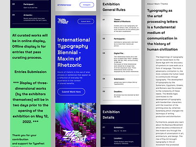 Typefest - International Typography Exhibition Responsive brand branding exhibition exhibition website font homepage landing page layout simple swiss style type typeface typefest typography typography exhibition typography landing page web web design website website design