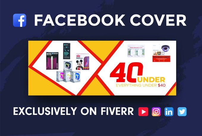 I will do facebook cover , profile , ads design within 24 hours facebook facebook ads facebook banner facebook cover