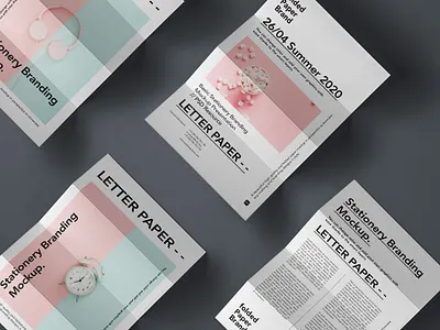 Free Paper Psd Letter Mockup letter mockup paper mockup