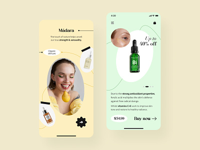 Madara app design andorid app application beauty beauty app design ios ios app mobile mobile app mobile app design screens ui user experience user interface ux