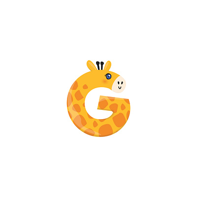 Funny G letter book brand bucher funny giraffe grafikdesign graphicdesign identity illustration kids kinder letter lettermark letters monogram simple symbol typographic typography yellow