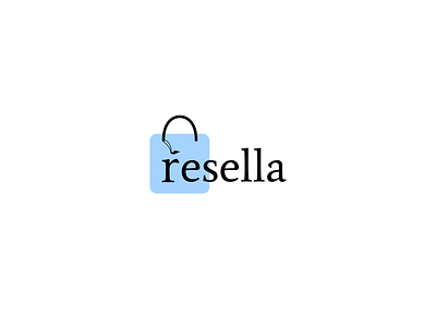 Resella Logo design flat icon illustration illustrator logo minimal ui vector web