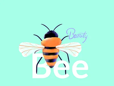 Bees drawing illustration