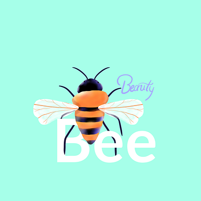 Bees drawing illustration