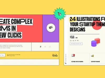 Shot #12347039 blocks colorful header landing stars variable font