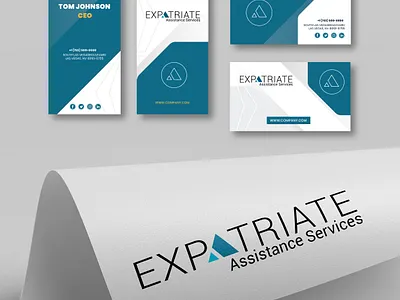 Expatrriate Logo design adobe photoshop animation artwork branding design logo service ui ux