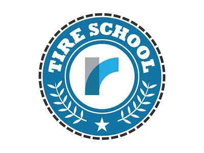 RIghtturn - Tire School logo automotive identity logo logomark tires