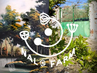 farm colour composition farm flowers garden graphic icon illustration logo poster tone vector