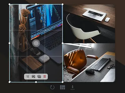 UI Design Challenge Day 064 - Collage Maker collage maker photo editor ui ui challenge ui design
