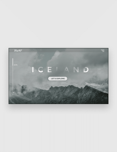 ICELAND TOUR design designer ui ux webdesign websitedesign