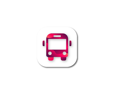 Abstract bus icon app app icon app icon design brand branding bus icon design graphic design logo logo design