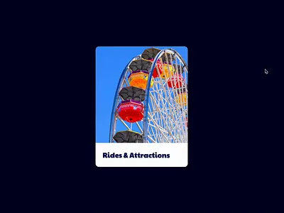 Card Interaction (WIP) 3d animation card interaction motion park themepark web