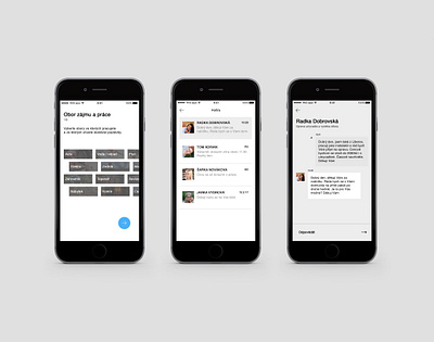 Registration easy step... and chat mobile apps apps minimalist mobile mobile design mobile web design rakowski rakowski studio ui ux uxdesign
