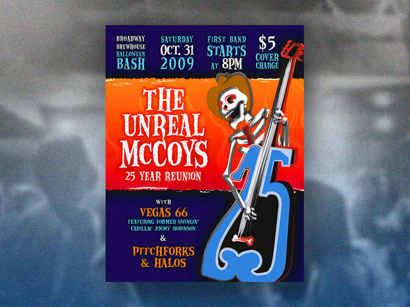 Example of Band Flyer / The Unreal McCoys