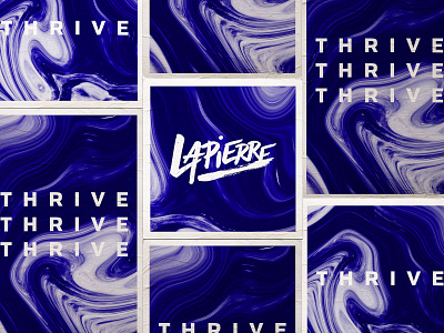 THRIVE Poster Wall album art glueposter gluewall graphicdesign marble poster art poster design poster designer posters posterwall