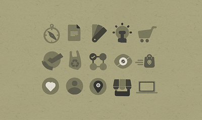 Icons shopping design icon vector