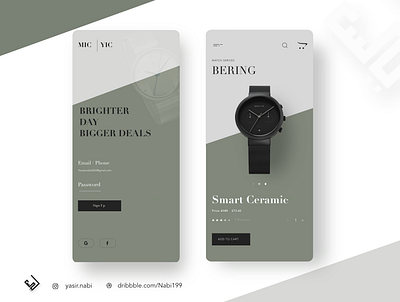 Watchs minimalism minimalist mobile mobile design product design signup typography ui uiux watch watches