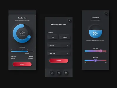 skeuomorph deign practice 2020 design 2020 trends dark app dark ui design neomorphism skeuomorph skeuomorphism ui ui trends userinterface