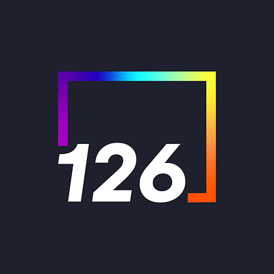 126 Pride Logo adobe agency logo branding design gradient logo illustrator logo pridemonth