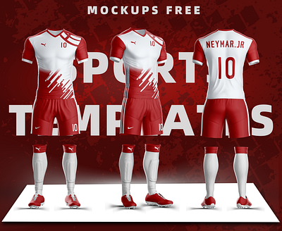 Goal Soccer Uniform Template 2