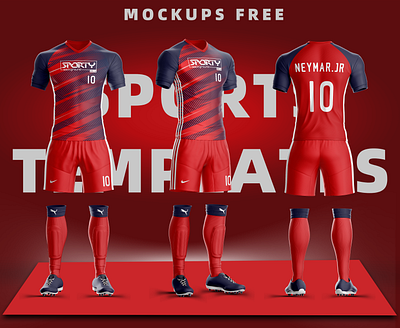 Goal Soccer Uniform Template 4