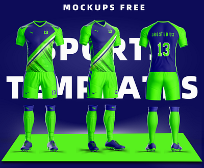 Goal Soccer Uniform Template 6