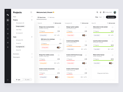 Task management: to do list app app app design clean dashboard design interface managment app minimal mobile productivity project management task management tasks team ui ui design ux ux design web web app