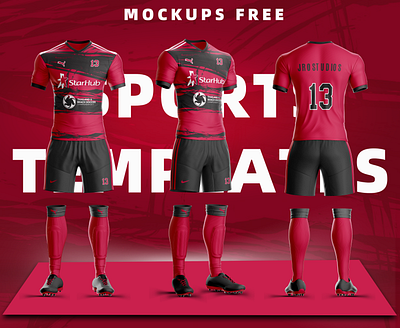 Goal Soccer Uniform Template 9