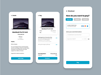 Checkout Screen app apple checkout checkout page dailyui design macbook screen